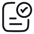 Proof of Concept (POC) icon representing early-stage product validation and feasibility studies.