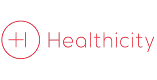 Healthicity logo - custom healthcare software and solutions for professionals on the app page.